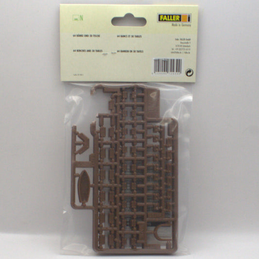 Faller N Gauge (1:160) Benches & Tables