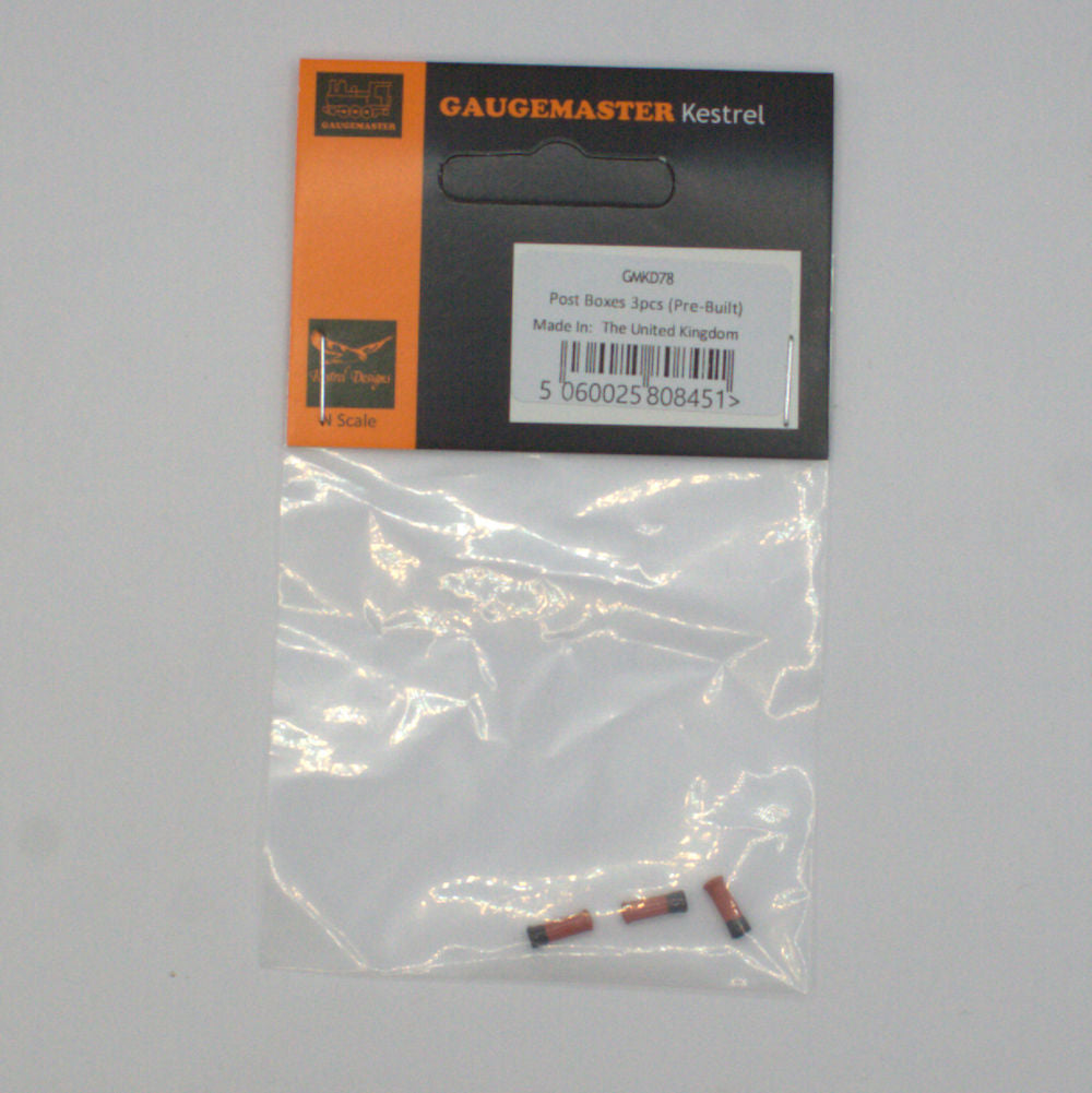 Gaugemaster Kestrel N (1:148) Post Boxes (3)
