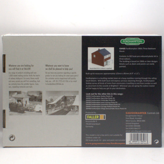 Gaugemaster OO (1:76) Fordhampton 1960s Three Bedroom House
