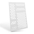Green Stuff World - Mylar Flexible Stencils HEXAGONS Medium (7mm)