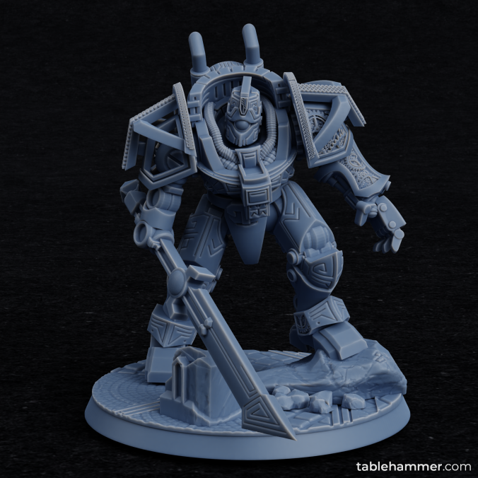 Clockwork Ancient - Space Dwarf golem mech