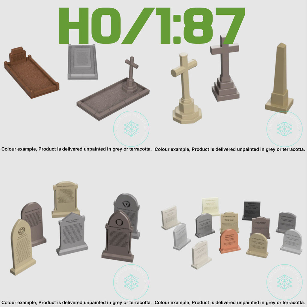 HO Gauge (1:87) Graveyard collection
