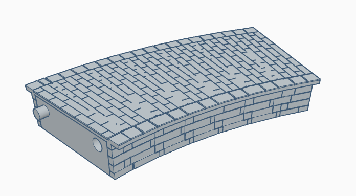 Modular platform system for 00/H0 gauge model railways similar to Hornby R460/R463/R464