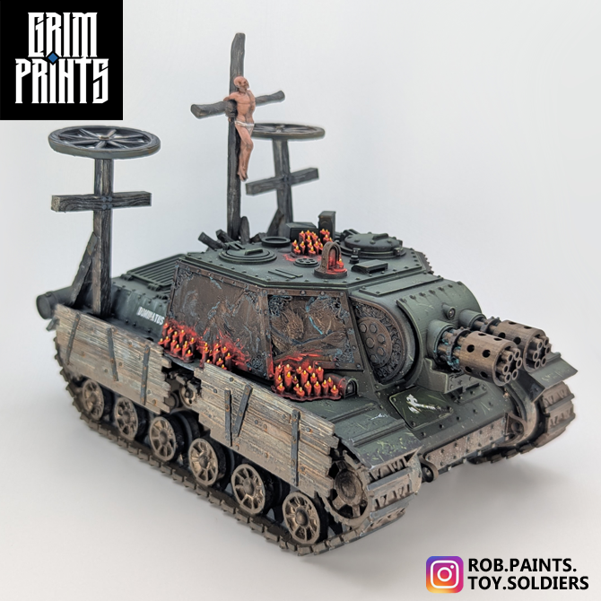 Grim ISU-152 Heavy Tank Destroyer