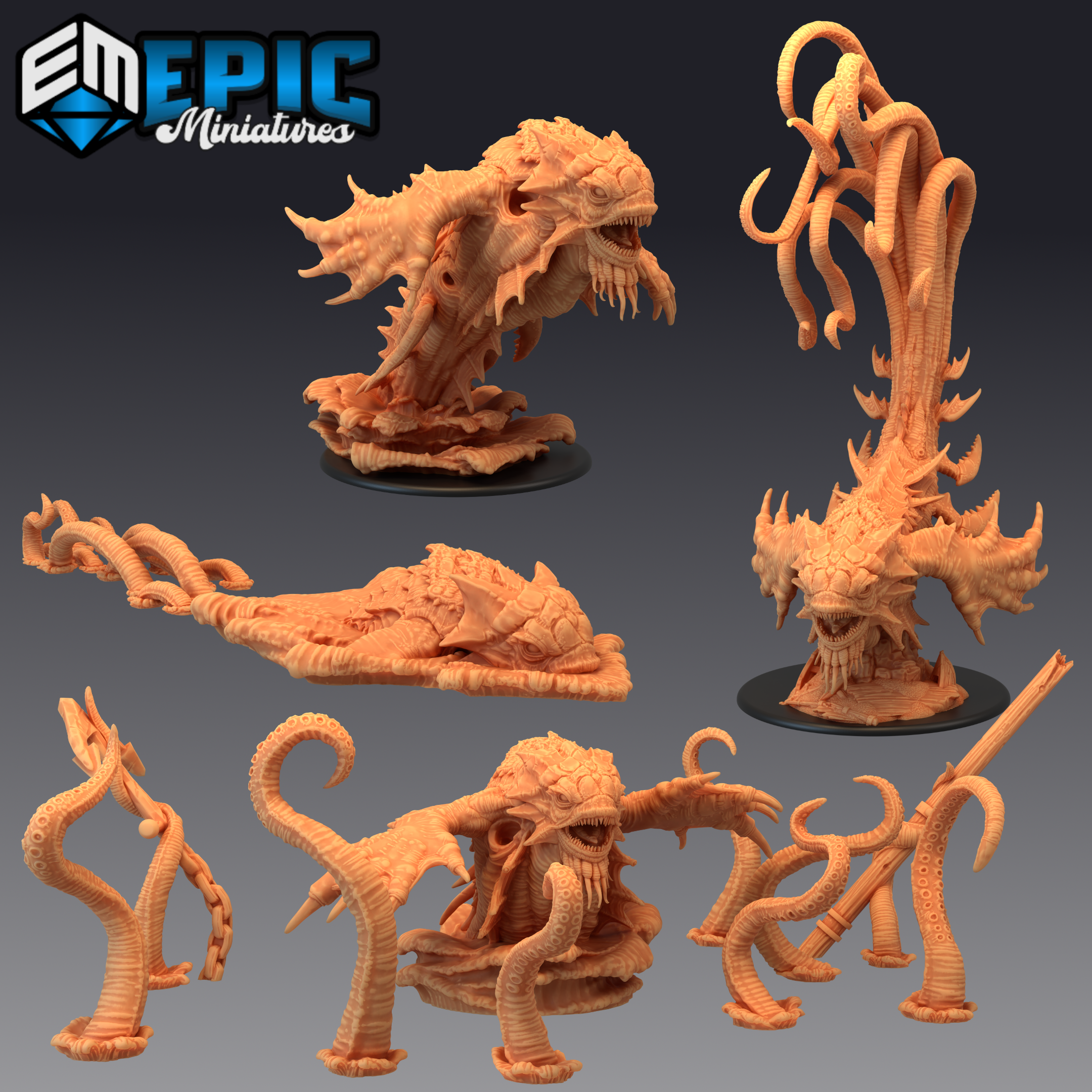 Kraken Classis - Epic Dungeons & Dragons Miniature