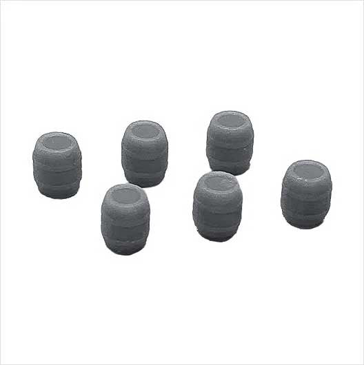 N Scale Whiskey Barrel (6 pack)