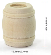Wooden barrels N, TT, HO and 00 gauge