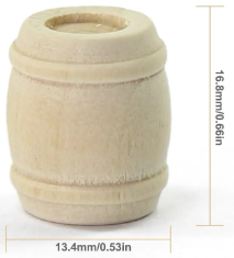 Wooden barrels N, TT, HO and 00 gauge