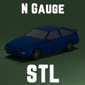 N Gauge (1:150) AE86 Trueno STL
