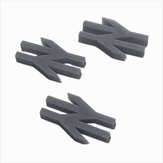 O Scale British Rail Logo (3 pack)
