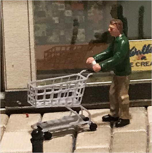 O Scale Shopping Trolley (3 pack)