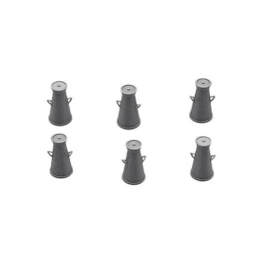 O Scale Pre-Coloured Silver Milk Churn (17 Gallon)