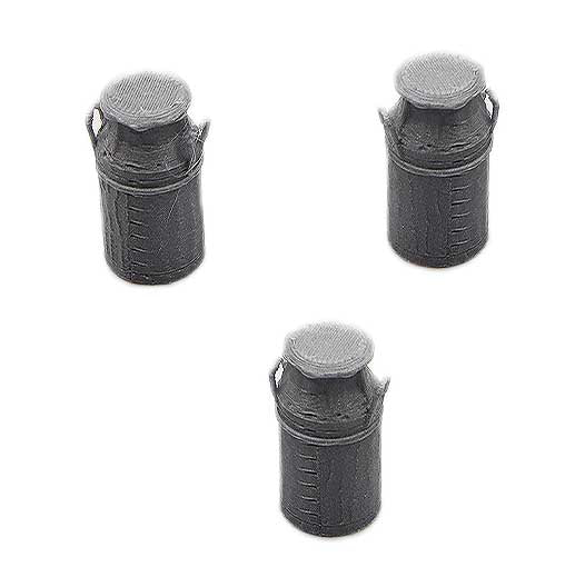 O Scale Pre-Coloured Milk Churn (10 Gallon)