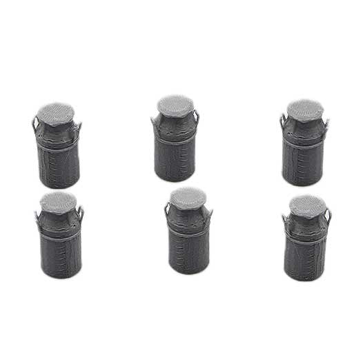 O Scale Pre-Coloured Milk Churn (10 Gallon)