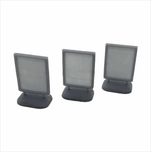 O Scale Pavement Sign (3 pack)