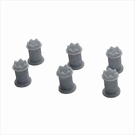 O Scale Chimney Pots - Style 3 (6 pack)