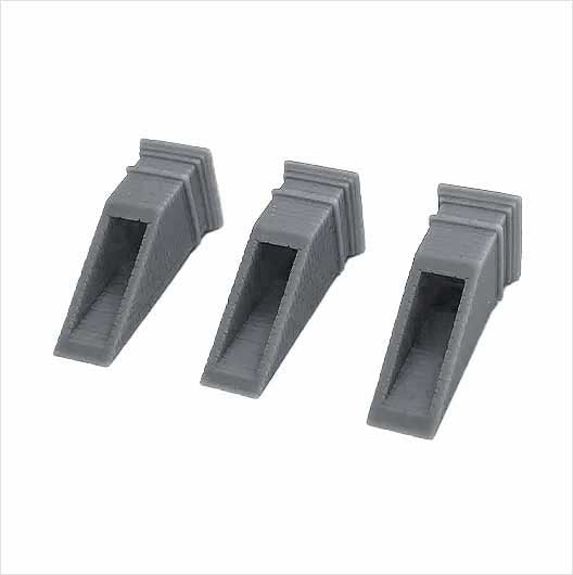 OO Scale Chimney Stack - Style 3 (3 pack)