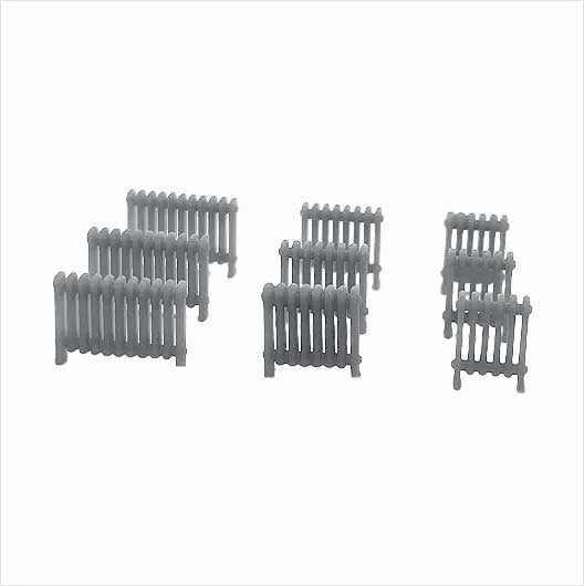 OO Scale Victorian Cast Iron Radiator (9 pack)