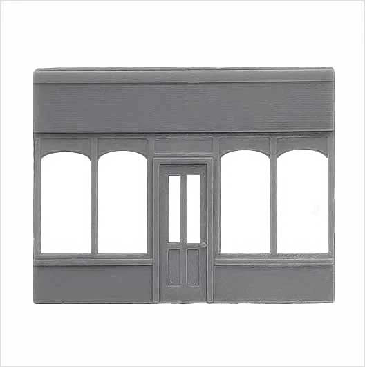 OO Scale Victorian Shopfront - Parade - Style 3 (1 piece)