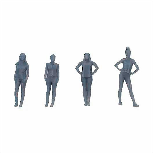 OO Scale Women - Pack 8 (4 pack)