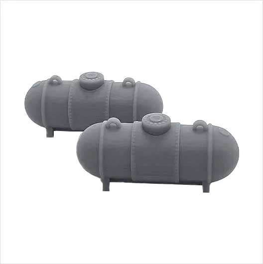 OO Scale 500 Gallon Propane Tank - Style 2 (2 pack)