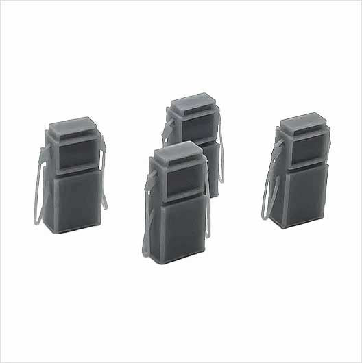 O Scale 1960s Petrol Pump Without Branding (4 pack)