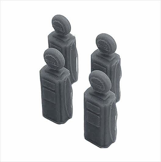 OO Scale Vintage Shell Petrol Pump (4 pack)