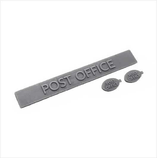 OO Scale Post Office Sign Set (3 piece)
