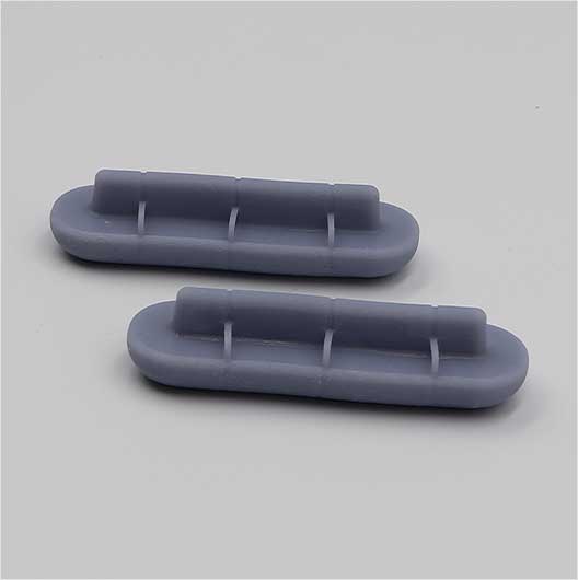 OO Scale Civic Concrete Seating - Group of 8 (2 pack)