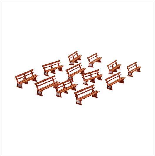 OO Scale Pre-Coloured Great Western Railway (GWR) Bench