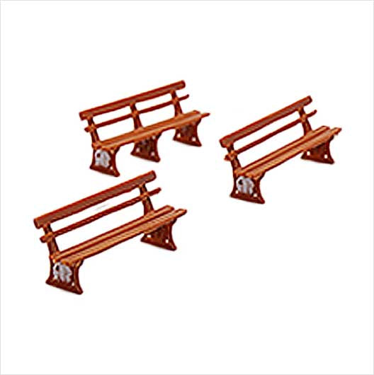 OO Scale Pre-Coloured Great Western Railway (GWR) Bench