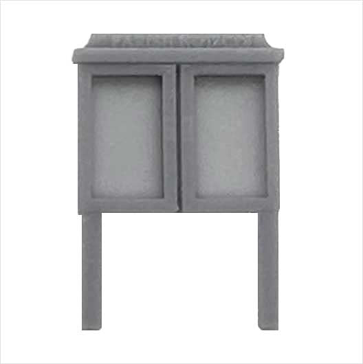 OO Scale Parish Noticeboard