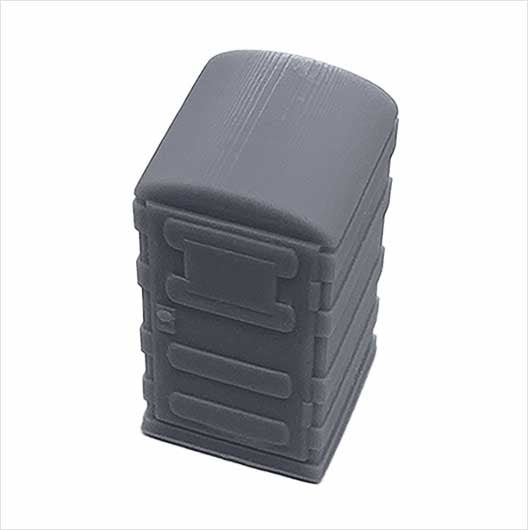 OO Scale Portable Toilet - Style 2