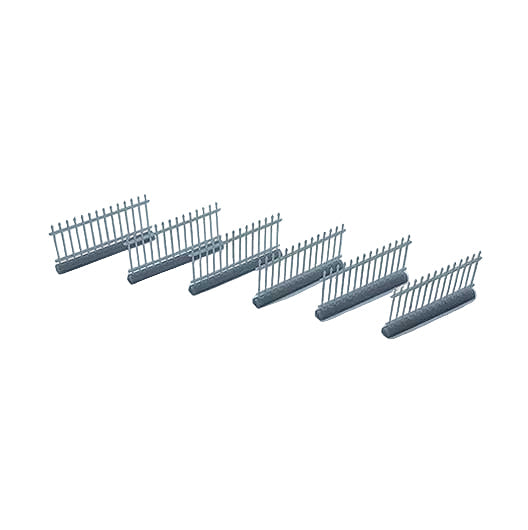 OO Scale Metal Railings - Spear Top - Straight