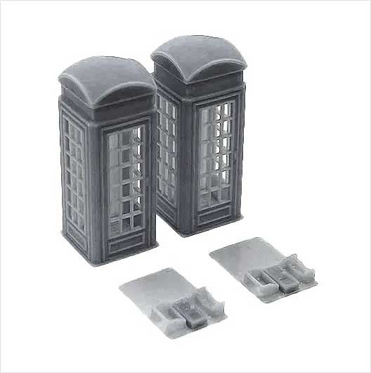 OO Scale K2 Telephone Box