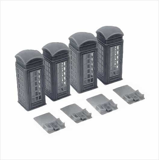 OO Scale K2 Telephone Box