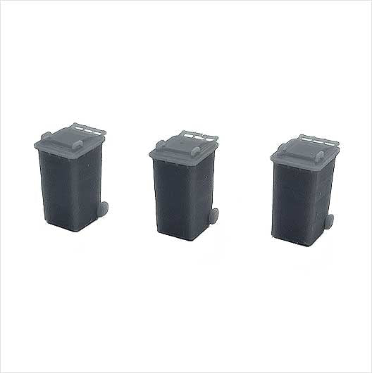 OO Scale Wheelie Bin - Style 2