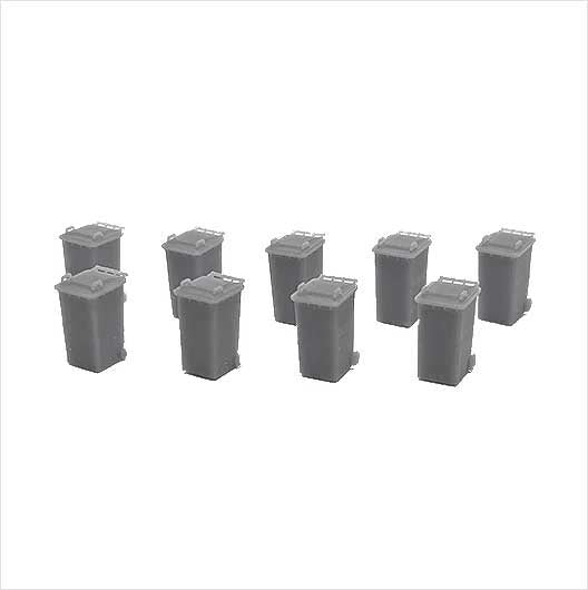 OO Scale Wheelie Bin - Style 2