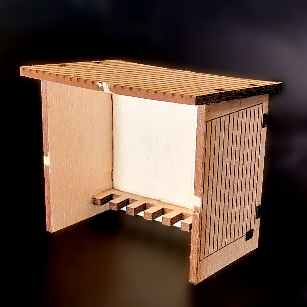 OO Gauge Cycle Shelter