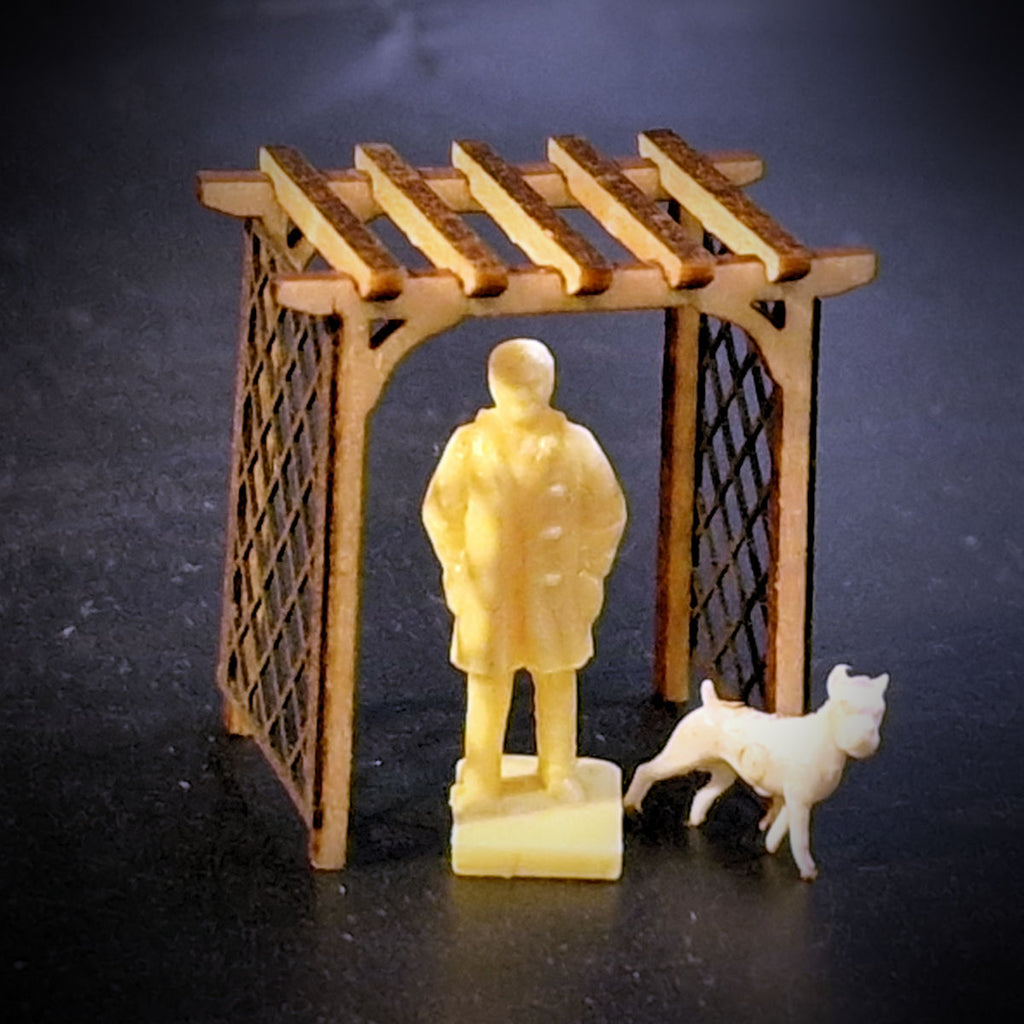 OO Gauge (1:76) Small Garden Pergola