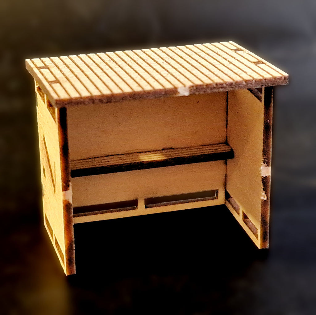 OO Gauge (1:76) Smoking Shelter