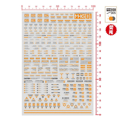 MHG 01 Sci-fi Detailing Decals