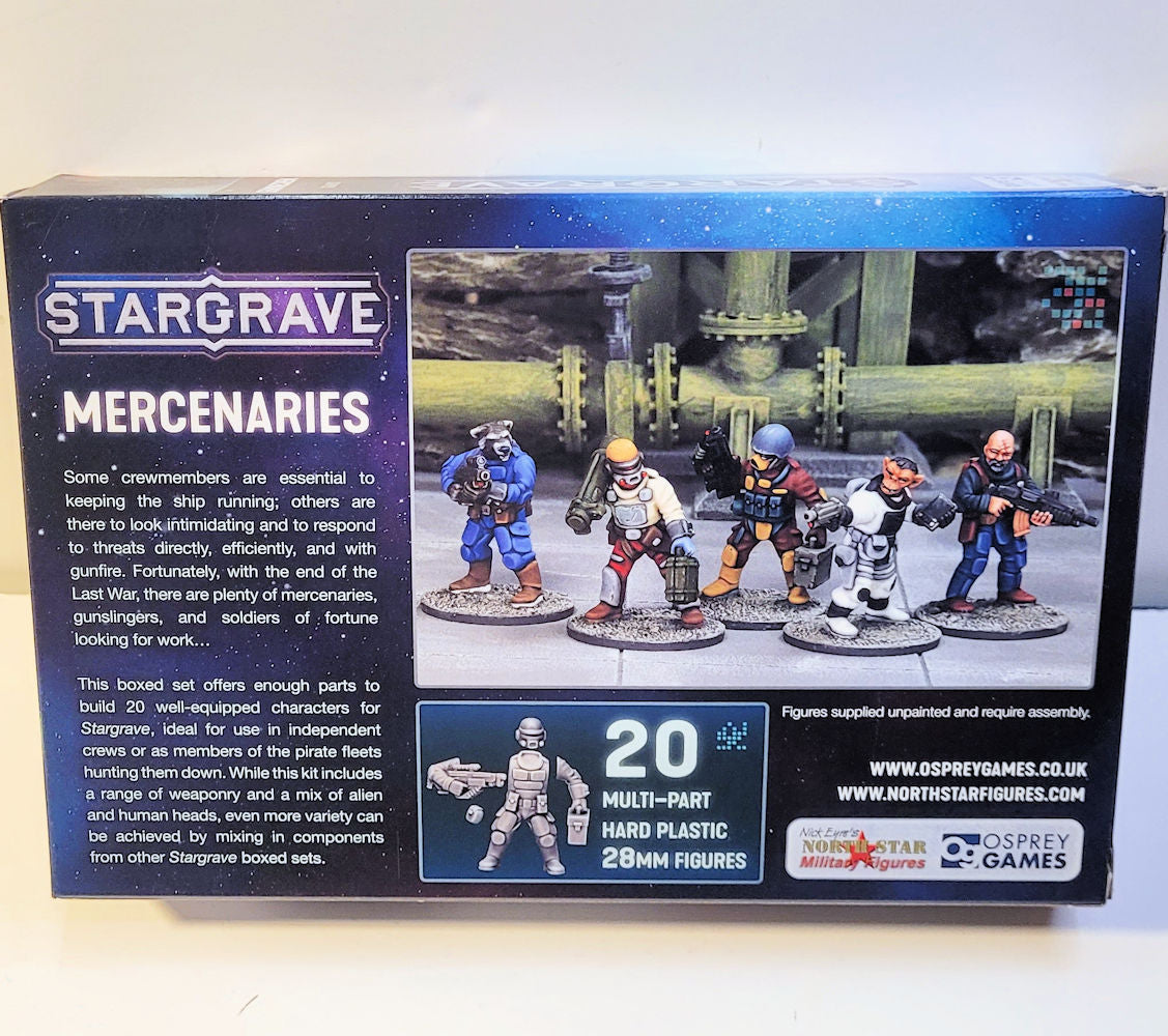 North Star Stargrave Mercenaries figures 1:56 (28mm)