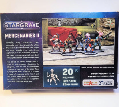 Northstar Stargrave Mercenaries figures set 2 1:56 (28mm)