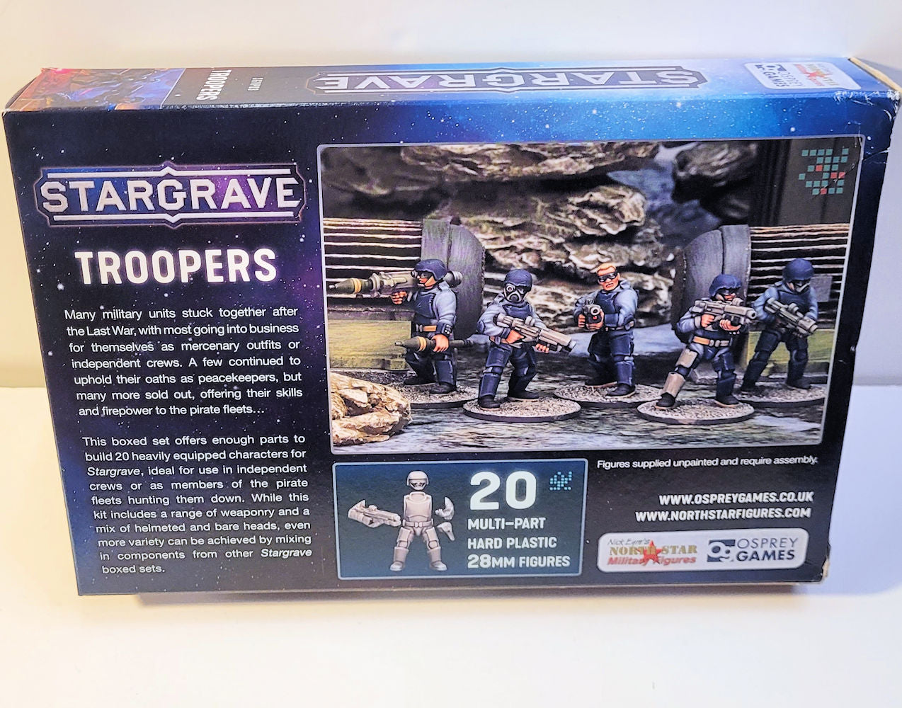 North Star Stargrave Troopers figures 1:56 (28mm)