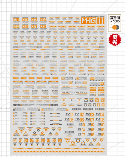 MHG 01 Sci-fi Detailing Decals