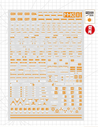 MHG 01 Sci-fi Detailing Decals