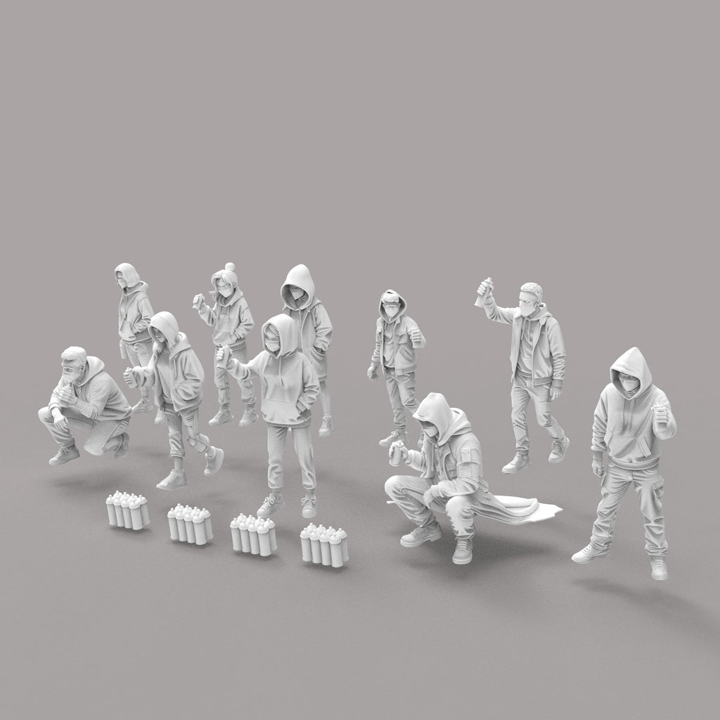 Graffiti Painters figures