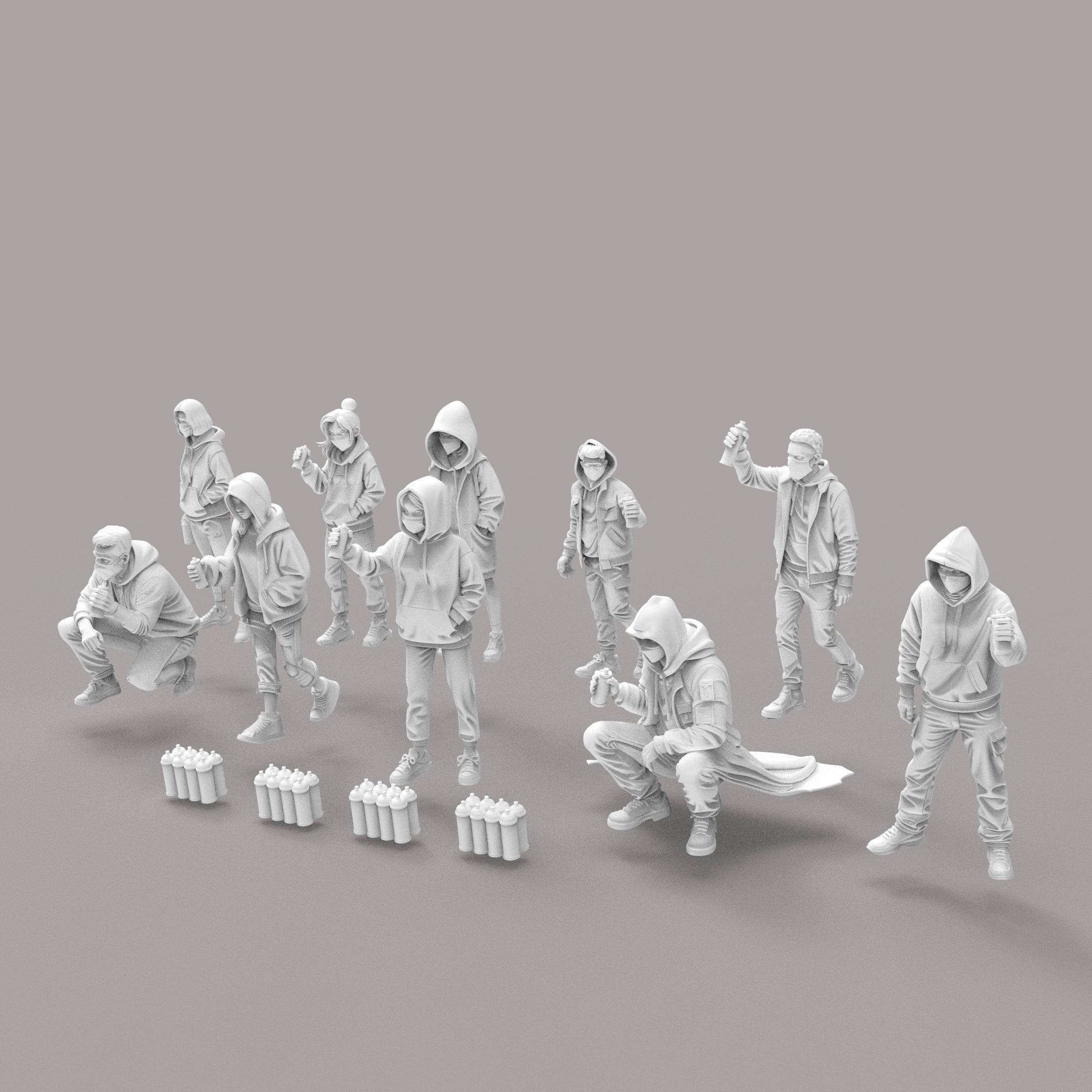 Graffiti Painters figures