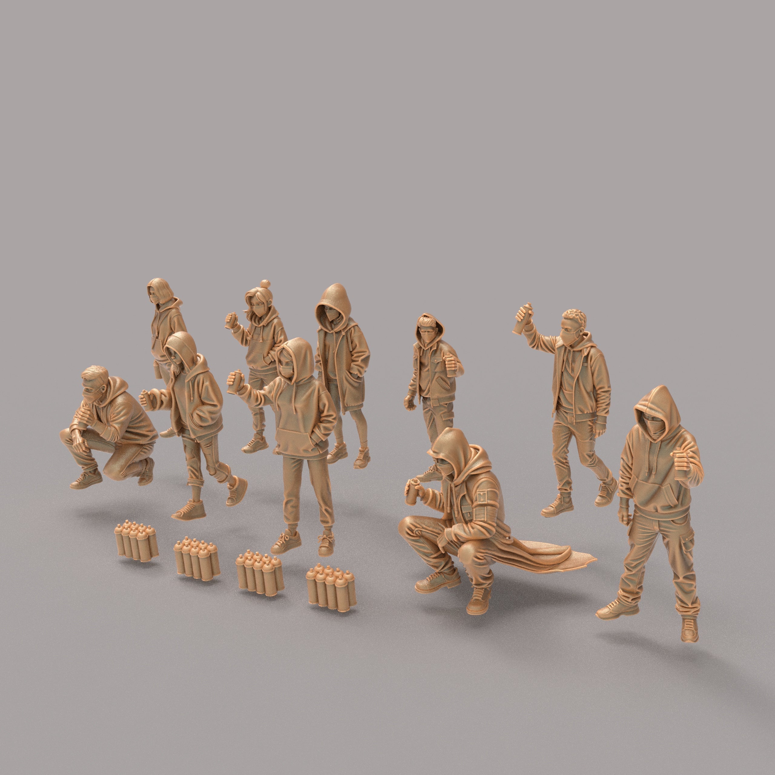 Graffiti Painters figures